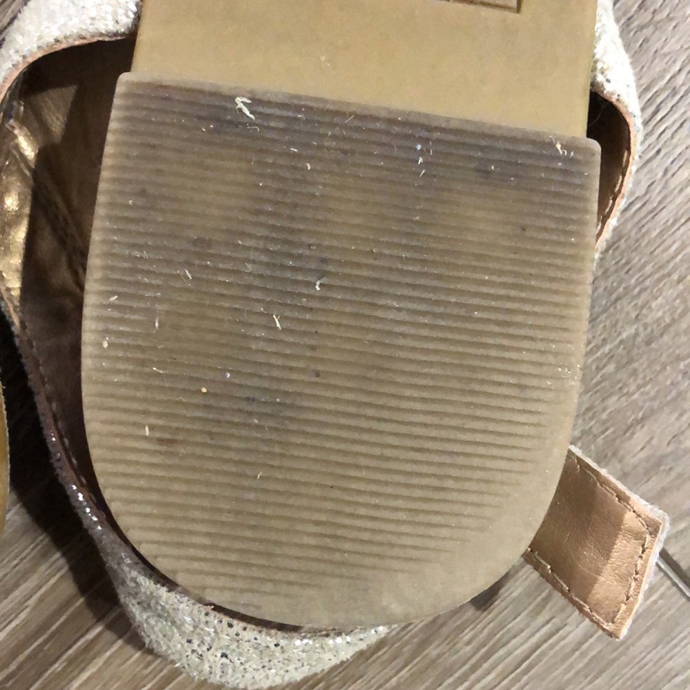 BCBGeneration ‘Bradin 2’ Crystal Studded Platinum Buckle Sandals - Picture 6 of 6